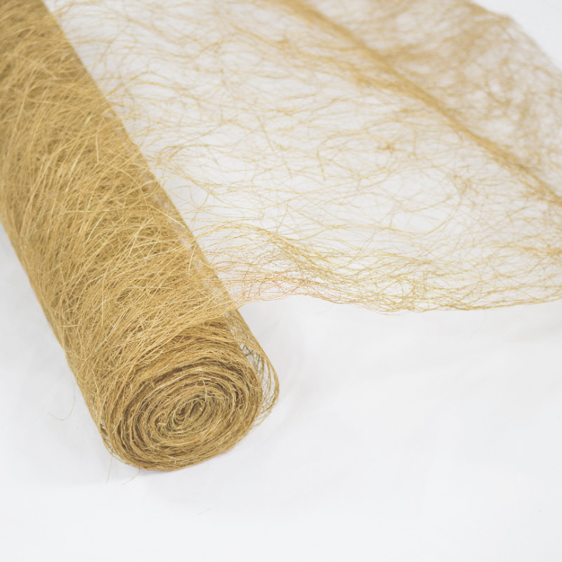 Abaca em rolo laminada - Natural